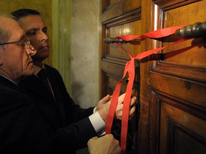 sealing the chapel