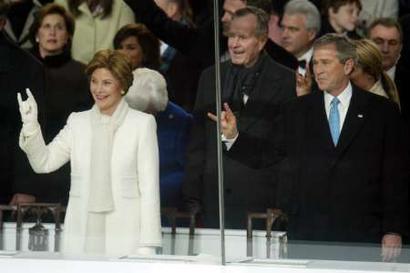 laura and bush