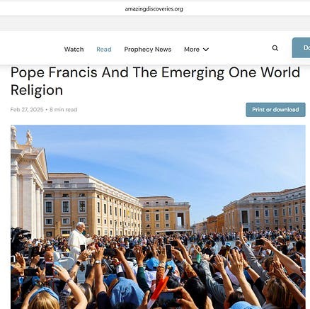 one world religion