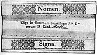 voting card