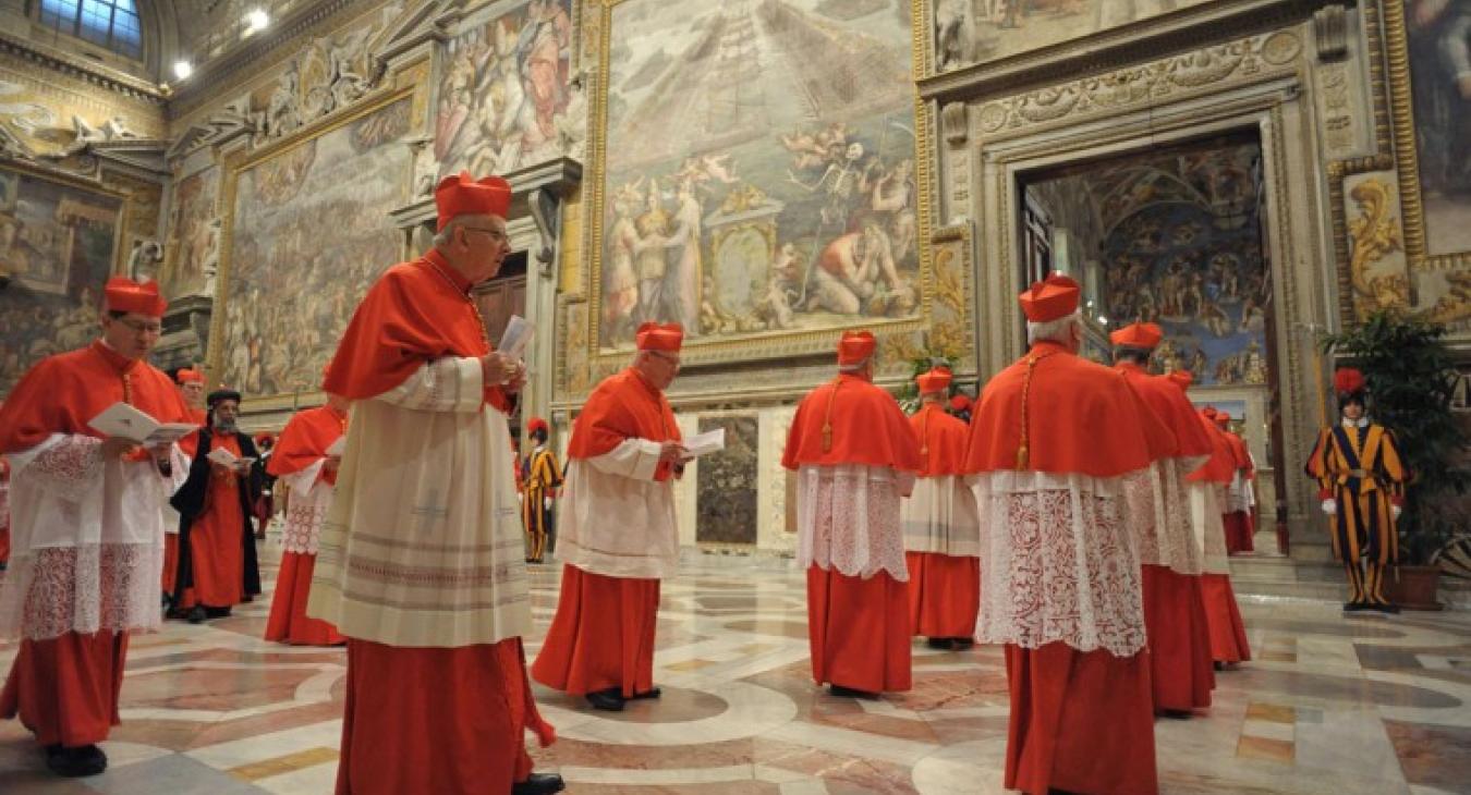 walking to conclave